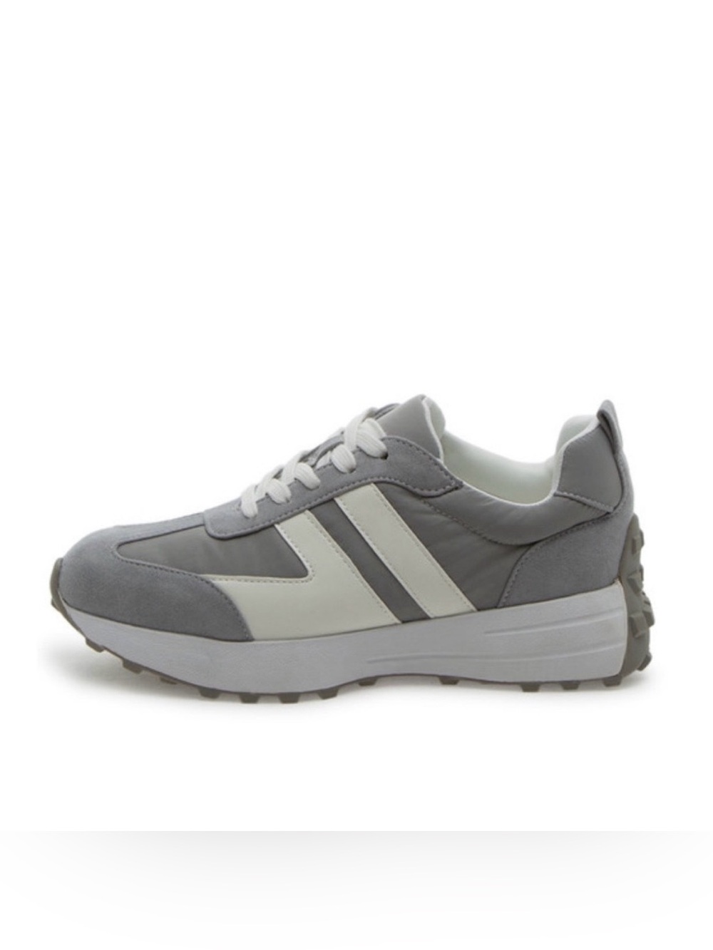 NWT J/SLIDES JONNIE Luxe Nylon in Grey